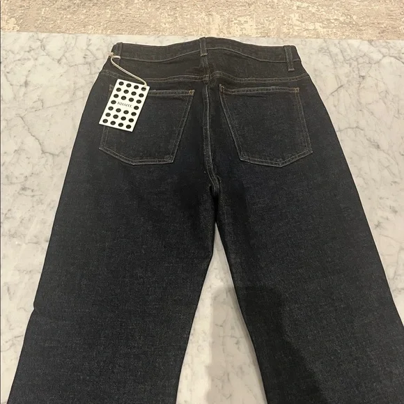 Khaite Iconic Danielle Dark Blue Women's Jeans - Picture 8 of 13